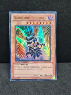 Yugioh Darklord Superbia LC02-EN005 Ultra Rare Limited Edition NM - Image 1