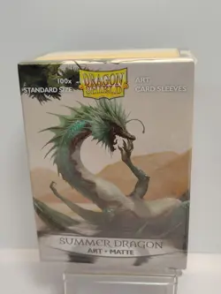 DRAGON SHEILD Art Card Sleeves Summer Dragon, 100 Count New Sealed - Image 1