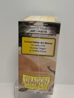 DRAGON SHEILD Art Card Sleeves Summer Dragon, 100 Count New Sealed - Image 4