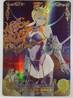 Goddess Story PROMO CARD PR 5M04 Waifu Anime Artoria Pendragon NM PR-008 - Image 1