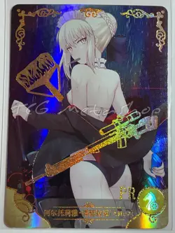 Goddess Story PROMO CARD PR 5M04 Waifu Anime NM Artoria Pendragon PR-006 - Image 1