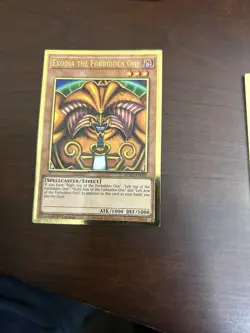 Yu-Gi-Oh Exodia The Forbiden One MGED-EN005 Premium Gold Rare 1st Edition NM - Image 1