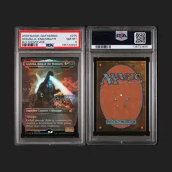 2020 MTG Ikoria: Lair of Behemoths #275 Godzilla, King of the Monsters PSA 8 - Image 1