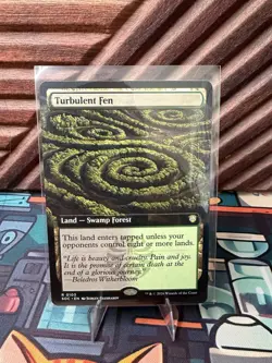 Turbulent Fen (Extended Art) Commander: Secrets of Strixhaven Regular - Image 1