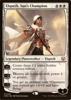 Elspeth, Sun's Champion 182 MOC Commander: March of the Machine NM - Image 1