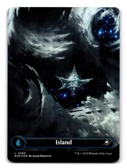 Island (0263) (Borderless) Edge of Eternities Magic: The Gathering Foil NM - Image 1