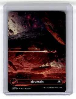 Mountain (Borderless) #265 Edge of Eternities Magic: The Gathering Foil NM - Image 1