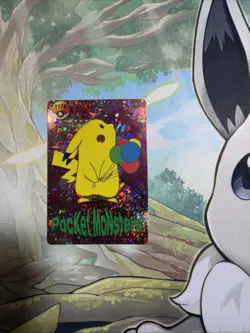 Pocket Monsters Japanese Vending Machine Pikachu Holo Prism - Image 2