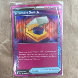 Pokemon TCG Scramble Switch ACE SPEC Rare Holo Trainer Card 186/191 (English) - Image 1