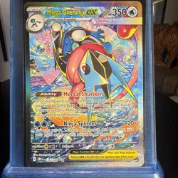 Mega Greninja Ex 116/086 SIR English Pokemon TCG Chaos Rising MINT - Image 1