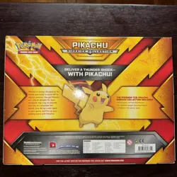 Pokemon TCG Pikachu Sidekick Collection Box - 3 Booster Packs + Keychain SEALED! - Image 2