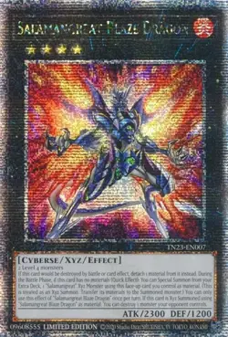 Salamangreat Blaze Dragon - Yu-Gi-Oh! TCG - NM - Limited Edition - Holo - SEALED - Image 1