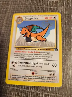 Dragonite Black Star Promo Set #5 1st Movie Pokemon TCG MP - Image 1