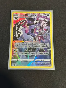 Pokemon Galarian Obstagoon SWSH10: Astral Radiance Trainer Gallery #TG10/TG30 NM - Image 1