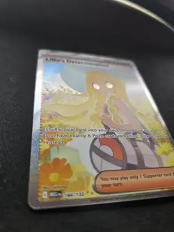 Pokemon TCG Lillie's Determination Full Art Holo Trainer 184/132 Mega Evolution - Image 2