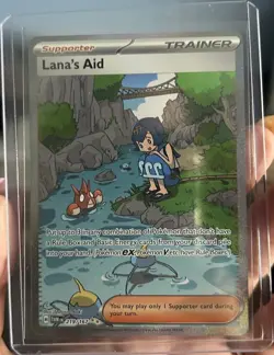 Pokemon Lana's Aid Trainer Full Art Special Illustration Rare Holo SV06 219/167 - Image 1
