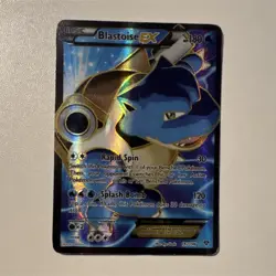 Pokemon TCG Blastoise EX Full Art Holo Ultra Rare XY 142/146 180 HP 2014 - Image 1