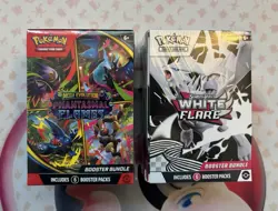 Pokemon TCG White Flare & Phantasmal Flames Booster Bundle Lot Sealed - Image 1
