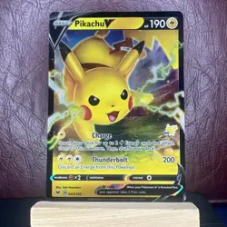 Pikachu V - 043/185 Stamped Battle Academy 2022 (Pokemon) - Image 1