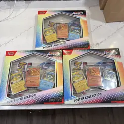 Pokemon Prismatic Evolutions Poster Collection New. Lot of 3!!! - Image 1