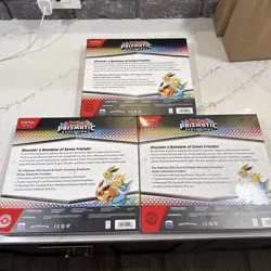 Pokemon Prismatic Evolutions Poster Collection New. Lot of 3!!! - Image 2