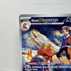 Ethan's Magcargo 222/217 Illustration Rare ME: Ascended Heroes Pokemon TCG NM - Image 2