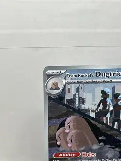 Team Rocket's Dugtrio 239/217 Pokemon TCG Ascended Heroes Illustration Rare - Image 2