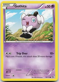 LP Gothita (70) 70/113 Common Legendary Treasures Pokemon - Image 1