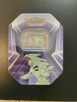 Pokemon TCG Triple Whammy Tin Tyranitar Sealed Box, English, 2024 - Image 1