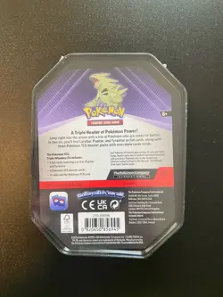 Pokemon TCG Triple Whammy Tin Tyranitar Sealed Box, English, 2024 - Image 2