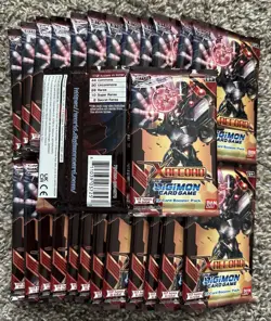 Digimon Card Game: X Record BT-9 Lot Of 26 Booster Packs - Image 1