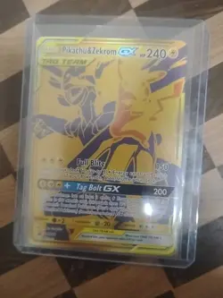 SM Promos #SM248 Pikachu & Zekrom GX pokemon tcg - near mint - Image 1