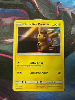 Pokemon Detective Pikachu Sm190 Holo Promo NM - Image 1