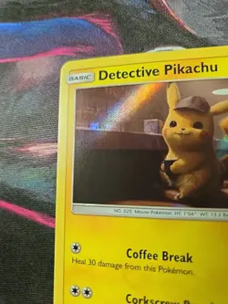Pokemon Detective Pikachu Sm190 Holo Promo NM - Image 3