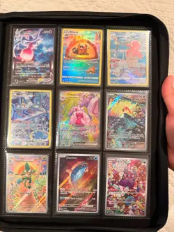 Pokemon TCG Holo/Full Art Lot with black VaultX Binder - Image 2