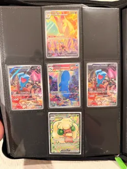 Pokemon TCG Holo/Full Art Lot with black VaultX Binder - Image 5