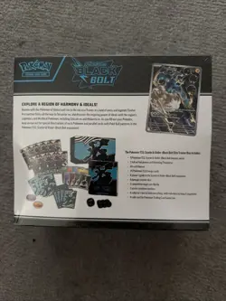 Pokemon TCG Black Bolt Elite Trainer Box ETB New Factory Sealed - Image 2
