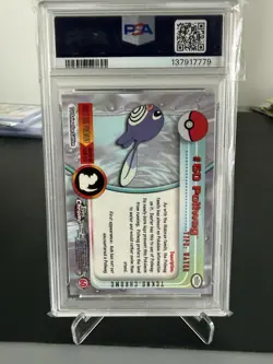 Pokemon Topps Chrome Tekno Poliwag #60 PSA 10 Gem Mint Pop 5!! New Cert Low Pop - Image 2