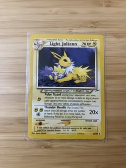 Pokemon TCG Light Jolteon Neo Destiny Card 48/105 Unlimited Uncommon - Image 1