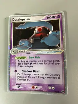 Pokemon EX Dusclops-EX Holo Card 94/106 Emerald LP - Image 1