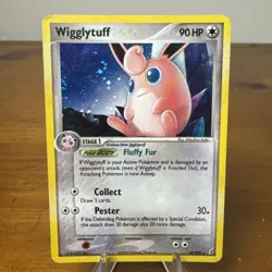 Wigglytuff 13/100 Holo Rare Crystal Guardians Pokemon Card LP - Image 1