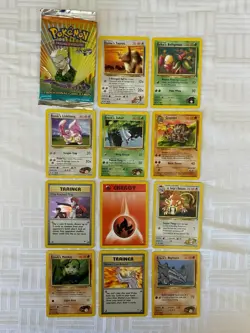 11 Pokemon Trading Cards - GYM - Holo Trainer - Image 1