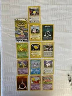 Pokemon Neo Trading Cards 11 pack w/ extra card - Image 1