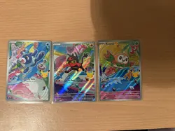 Rowlet Litten Popplio MEP 043 044 045 First Partner Series 1 Promo Pokemon Cards - Image 1