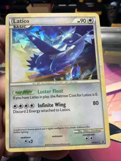 Latios HGSS11 Cracked I’ve Holo Pokemon Card Black Star Promo See Pics - Image 1