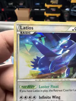 Latios HGSS11 Cracked I’ve Holo Pokemon Card Black Star Promo See Pics - Image 2