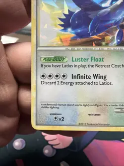 Latios HGSS11 Cracked I’ve Holo Pokemon Card Black Star Promo See Pics - Image 5