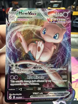 Mew VMAX 114/264 Pokemon TCG Card From Fusion Strike Near Mint See Pics - Image 1