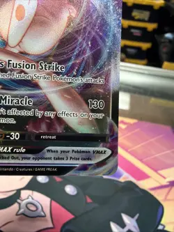 Mew VMAX 114/264 Pokemon TCG Card From Fusion Strike Near Mint See Pics - Image 4
