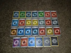 Lot Of 27 Pokemon TCG Holo Foil Energy Cards - Image 1
